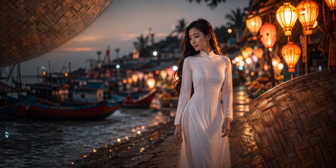 Không gian giải trí casino trực tuyến tại Mũi Né với trang phục áo dài Việt Nam